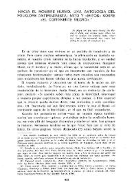 Hacia el hombre nuevo. Una antología del folklore antifeminista: mito y "mitos" sobre "El continente negro" / Lilia Dapaz Strout | Biblioteca Virtual Miguel de Cervantes