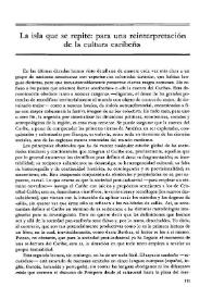 La isla que se repite: para una reinterpretación de la cultura caribeña / Antonio Benítez Rojo | Biblioteca Virtual Miguel de Cervantes