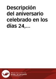 Descripción del aniversario celebrado en los días 24, 25 y 26 de mayo del corriente año de 1839, por el Escmo. Ayuntamiento Constitucional, en honor y memoria de la ilustre hija de Granada Doña Mariana Pineda y demás víctimas sacrificadas por el despotismo | Biblioteca Virtual Miguel de Cervantes