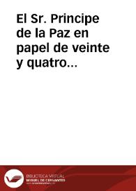 El Sr. Principe de la Paz en papel de veinte y quatro de Junio próximo pasado participó al Consejo de Hacienda de órden de S.M. lo siguiente : la freqüencia con que es molestada la atención de S.M. con repetidos recursos sobre incorporación de los Oficios enagenados de la Corona... | Biblioteca Virtual Miguel de Cervantes