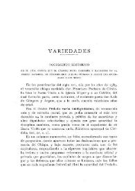 Documento histórico en el cual consta que el célebre poeta cordobés y racionero de la iglesia catedral de Córdoba don Luis de Góngora y Argote era aficionado a los toros / Enrique Romero de Torres | Biblioteca Virtual Miguel de Cervantes