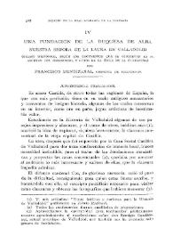 Una fundación de la Duquesa de Alba: Nuestra Señora de la Laura en Valladolid [I]: (Relato histórico, según los documentos que se conservan en el Archivo del Monasterio, y otros de la época de la Fundación) / por Francisco Mendizábal, cronista de Valladolid | Biblioteca Virtual Miguel de Cervantes