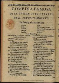 La fuerza del natural | Biblioteca Virtual Miguel de Cervantes