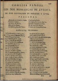 Los dos monarcas de Europa | Biblioteca Virtual Miguel de Cervantes