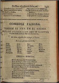 Tambien se ama en el abismo / de Don Agustin de Salazar | Biblioteca Virtual Miguel de Cervantes