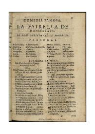 La estrella de Monserrate / de don Christoual de Morales | Biblioteca Virtual Miguel de Cervantes