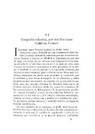 Geografía industrial, por don Francisco Gutiérrez Gamero / Antonio Blázquez | Biblioteca Virtual Miguel de Cervantes