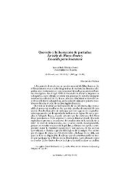 Quevedo y la ilustración de portadas : "La vida de Marco Bruto" y "La caída para levantarse" / Inmaculada Medina Barco | Biblioteca Virtual Miguel de Cervantes