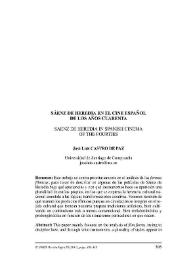 Sáenz de Heredia en el cine español de los años cuarenta = Sáenz de Heredia in spanish cinema of the fourties / José Luis Castro de Paz | Biblioteca Virtual Miguel de Cervantes