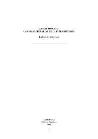 Daniel Moyano: Las vías literarias de la intrahistoria / Rodolfo Schweizer | Biblioteca Virtual Miguel de Cervantes