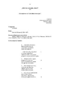 ¿Qué me aconsejas, Amor? : [Contrafactum de "A las niñas de tus ojos"] / compositor anónimo; poeta [Luis de Góngora]; transcripción poético-musical, Lola Josa y Mariano Lambea | Biblioteca Virtual Miguel de Cervantes