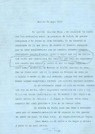 Carta de Luis Buñuel a Francisco Rabal. México, 29 de mayo de 1967 | Biblioteca Virtual Miguel de Cervantes