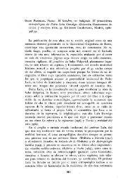 Pedro Soler Puigoriol : El hombre, ser indigente. El pensamiento antropológico de Pedro Laín Entralgo. "Colección Guadarrama de crítica y ensayo", núm. 47. Ediciones Guadarrama, Madrid, 1966, pp. 358 / Luis S. Granjel | Biblioteca Virtual Miguel de Cervantes