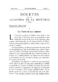 La Torre de los Lujanes / M. Gómez Moreno | Biblioteca Virtual Miguel de Cervantes