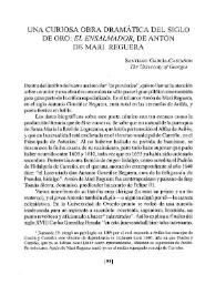 Una curiosa obra dramática del Siglo de Oro : "El ensalmador", de Antón de Mari Reguera / Santiago García-Castañón | Biblioteca Virtual Miguel de Cervantes