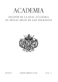 Academia : Boletín de la Real Academia de Bellas Artes de San Fernando. Segundo semestre 1963. Número 17. Preliminares e índice | Biblioteca Virtual Miguel de Cervantes