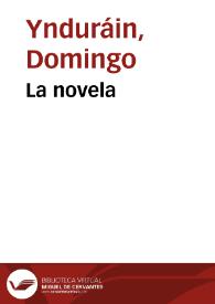 La novela | Biblioteca Virtual Miguel de Cervantes