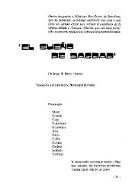 "El sueño de Bagdad" / De Josep M. Benet i Jornet; traducido del catalán por Montserrat Romañá | Biblioteca Virtual Miguel de Cervantes