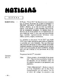 Boletín Iberoamericano de Teatro para la Infancia y la Juventud, núm. 20 (enero-marzo 1981). Noticias | Biblioteca Virtual Miguel de Cervantes