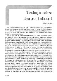 Trabajo sobre teatro infantil / Pilar Enciso | Biblioteca Virtual Miguel de Cervantes