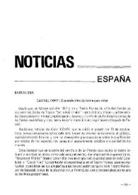 Boletín Iberoamericano de Teatro para la Infancia y la Juventud, núm. 32 (enero-marzo 1984). Noticias | Biblioteca Virtual Miguel de Cervantes