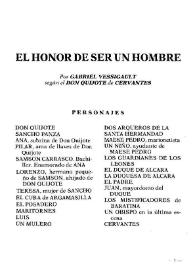 El honor de ser un hombre / por Gabriel Vessigault según el Don Quijote de Cervantes | Biblioteca Virtual Miguel de Cervantes