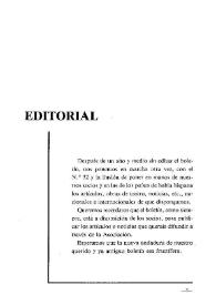 Boletín Iberoamericano de Teatro para la Infancia y la Juventud, núm. 52 (diciembre 1993). Editorial | Biblioteca Virtual Miguel de Cervantes