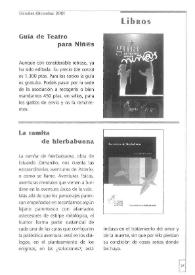 Boletín Iberoamericano de Teatro para la Infancia y la Juventud, núm. 3 (octubre-diciembre 2001). Libros | Biblioteca Virtual Miguel de Cervantes