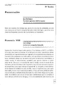 Programación de los espacios teatrales. Programador versus programado (Debate IV Sesión) (Ponencia VIII y Ponencia IX) / Javo Rodríguez; Ana Gallego; Isidro Rodríguez | Biblioteca Virtual Miguel de Cervantes