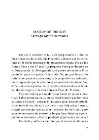 Mascando ortigas / Santiago Martín Bermudez | Biblioteca Virtual Miguel de Cervantes