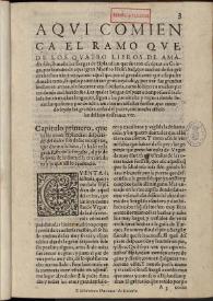 El ramo que de los quatro libros de Amadis de Gaula sale llamdo las Sergas del muy esforçado cauallero Esplandian, hijo del excelente rey Amadis de Gaula : [1588] | Biblioteca Virtual Miguel de Cervantes