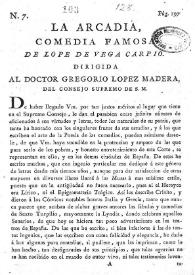 La Arcadia / de Lope de Vega Carpio | Biblioteca Virtual Miguel de Cervantes