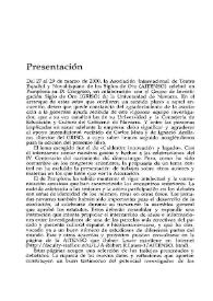 Calderón: innovación y legado : actas selectas del IX Congreso de la Asociación Internacional de Teatro Español y Novohispano de los Siglos de Oro, en colaboración con el Grupo de Investigación Siglo de Oro de la Universidad de Navarra (Pamplona, 27 al 29 de marzo de 2000). Presentación / Germán Vega García-Luengos | Biblioteca Virtual Miguel de Cervantes