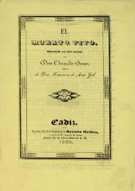 El muerto vivo : zarzuela en dos actos / de don Eduardo Beno[t] ; música de don Francisco de Asis Gil | Biblioteca Virtual Miguel de Cervantes