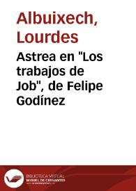 Astrea en "Los trabajos de Job", de Felipe Godínez / Lourdes Albuixech | Biblioteca Virtual Miguel de Cervantes