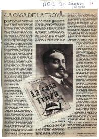 "La Casa de la Troya" / por Joaquín Calvo-Sotelo | Biblioteca Virtual Miguel de Cervantes