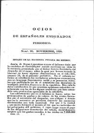 Ocios de españoles emigrados : periódico mensual. Tomo IV, núm. 20, noviembre 1825 | Biblioteca Virtual Miguel de Cervantes