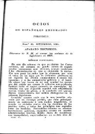 Ocios de españoles emigrados : periódico mensual. Tomo VI, núm. 30, septiembre 1826 | Biblioteca Virtual Miguel de Cervantes