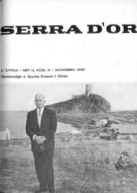 Serra d'Or. Any II, núm. 11, novembre 1960 | Biblioteca Virtual Miguel de Cervantes