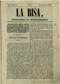 La risa : enciclopedia de extravagancias. Tom. I, Núm. 8º, 21 de mayo de 1843 | Biblioteca Virtual Miguel de Cervantes