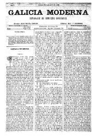 Galicia Moderna. Núm. 22, 27 de septiembre de 1885 | Biblioteca Virtual Miguel de Cervantes