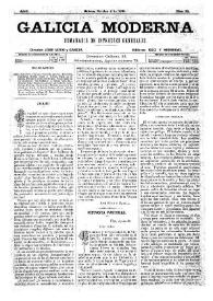 Galicia Moderna. Núm. 23, 4 de octubre de 1885 | Biblioteca Virtual Miguel de Cervantes