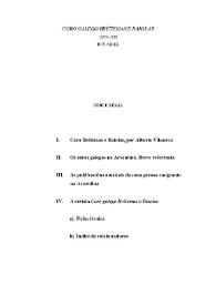 Prensa Galega da Arxentina (1935-1964). IV. Revista Coro Galego Brétemas e Raiolas, Prólogo | Biblioteca Virtual Miguel de Cervantes