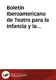 Boletín Iberoamericano de Teatro para la Infancia y la Juventud. Núm. 12, enero-abril 1979 | Biblioteca Virtual Miguel de Cervantes