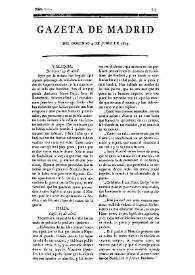 Gazeta de Madrid. 1809. Núm. 155, 4 de junio de 1809 | Biblioteca Virtual Miguel de Cervantes