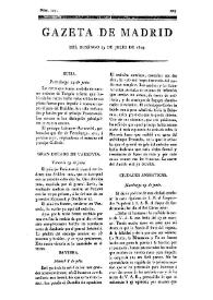 Gazeta de Madrid. 1809. Núm. 204, 23 de julio de 1809 | Biblioteca Virtual Miguel de Cervantes