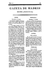 Gazeta de Madrid. 1809. Núm. 205, 24 de julio de 1809 | Biblioteca Virtual Miguel de Cervantes