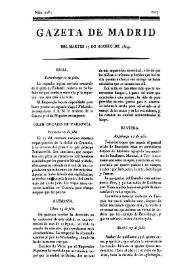 Gazeta de Madrid. 1809. Núm. 228, 15 de agosto de 1809 | Biblioteca Virtual Miguel de Cervantes