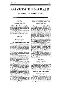 Gazeta de Madrid. 1809. Núm. 245, 1º de septiembre de 1809 | Biblioteca Virtual Miguel de Cervantes