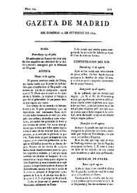 Gazeta de Madrid. 1809. Núm. 254, 10 de septiembre de 1809 | Biblioteca Virtual Miguel de Cervantes